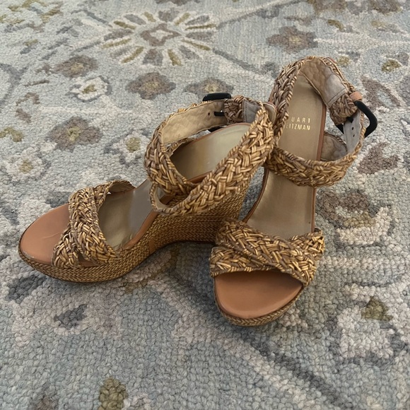 Stuart Weitzman Platform Wedge Sandals - Picture 4 of 7